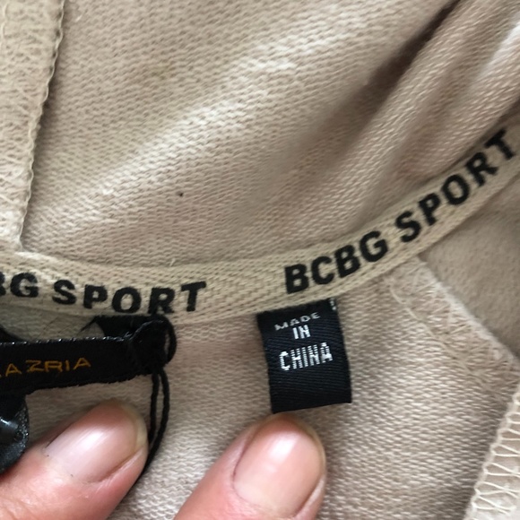 BCBG Sport Stripe Hoodie Large NWT - Picture 12 of 14